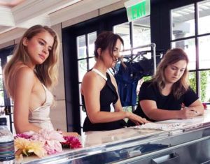 Los Angeles Heidi Klum Bra Brunch Event with Custom Embroidered Products Embroidery Events Services