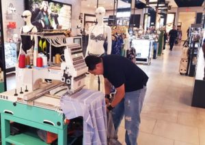 Guess 3rd Street Store Event Custom Events With Embroidered Products